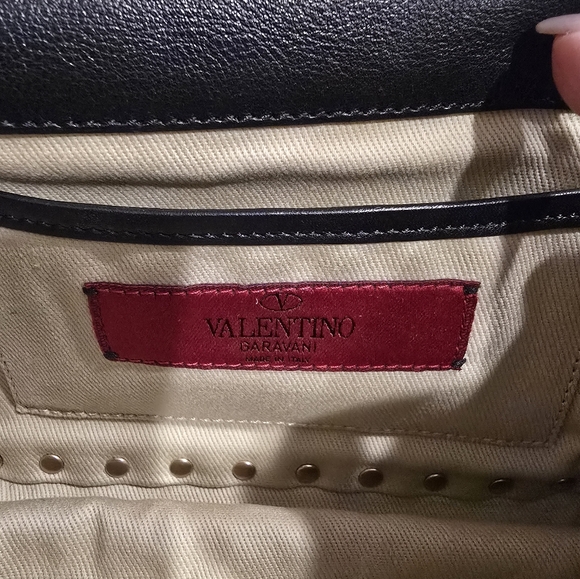 🔥RARE🔥Valentino Garavani Studded Leopard Print Shoulder Bag - Picture 6 of 7